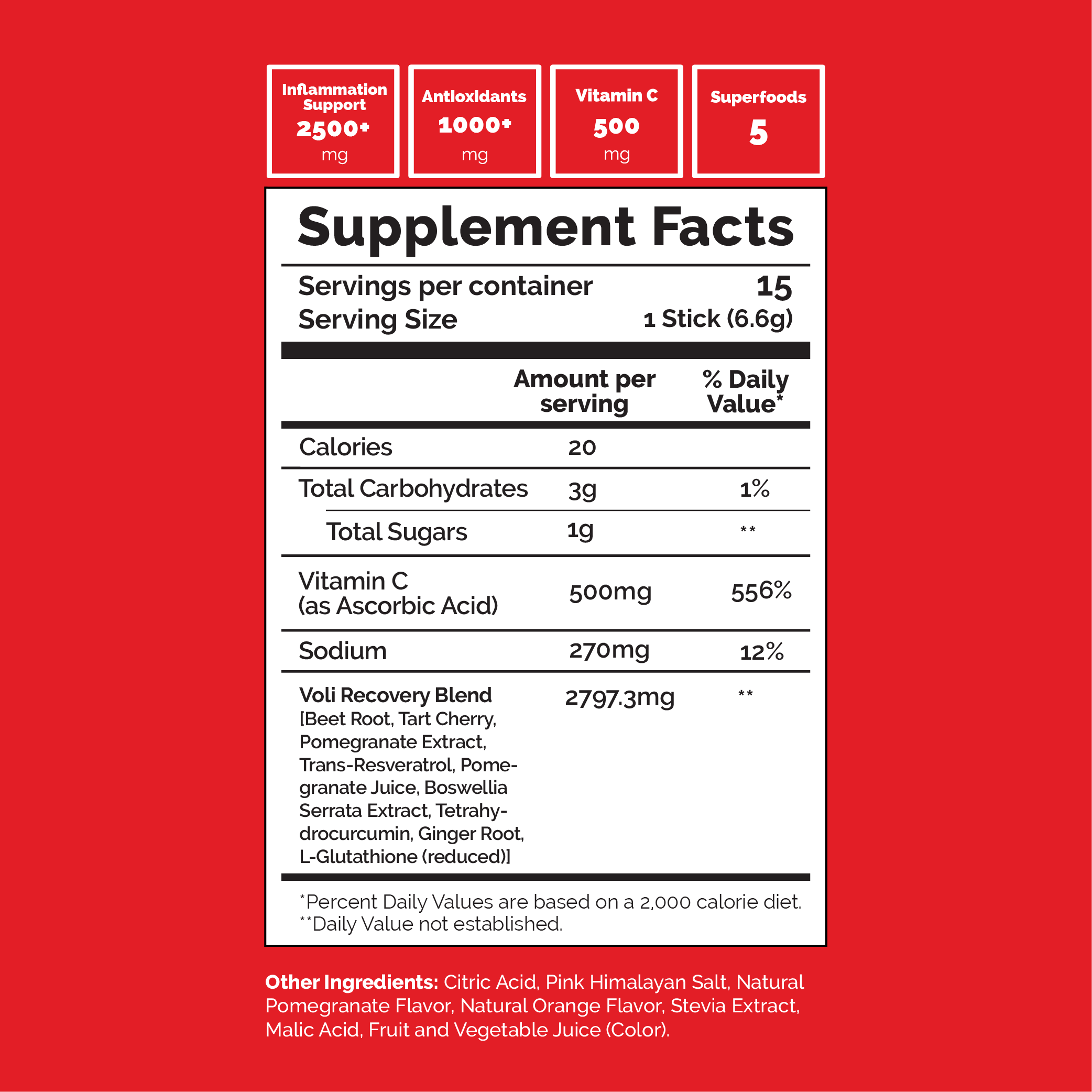 Voli Recovery - Pacific Pomegranate