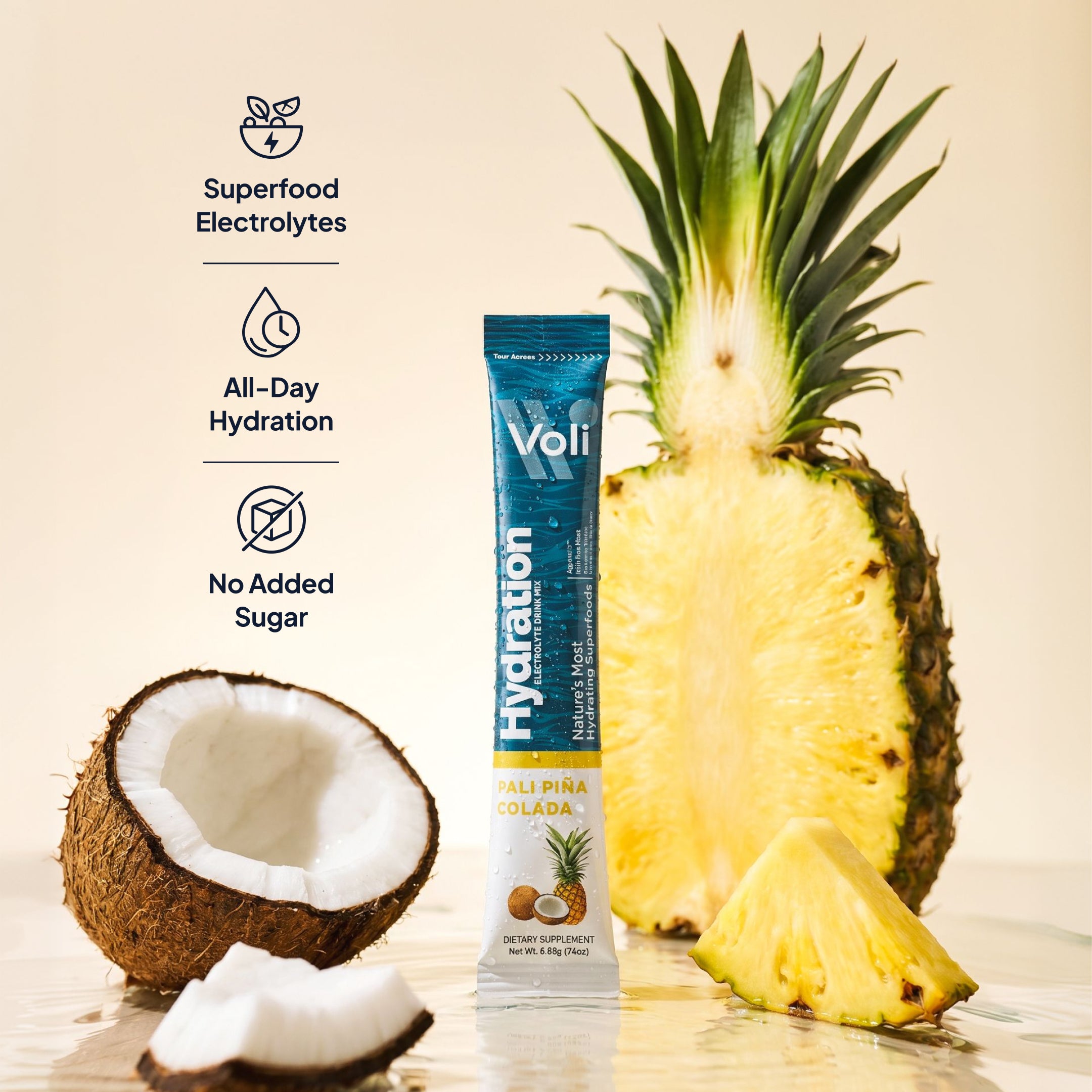 Voli Hydration- Pali Piña Colada 30ct Carton