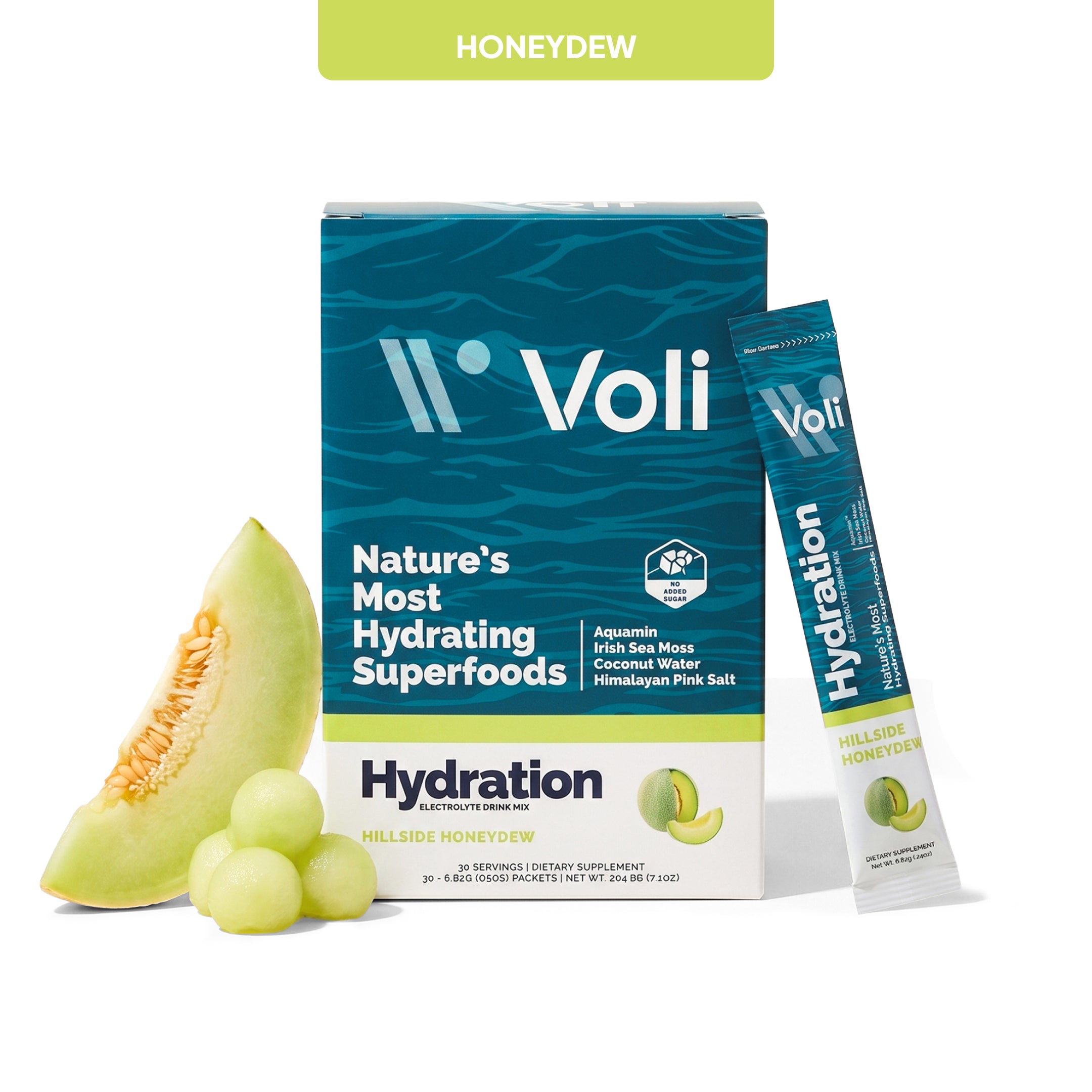 Voli Hydration- Hillside Honeydew 30ct Carton