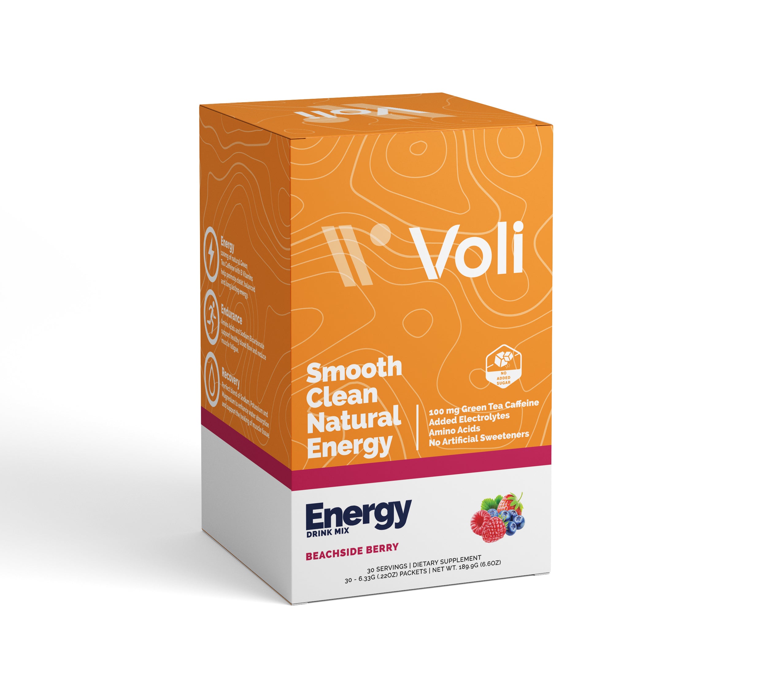 Voli Energy- Beachside Berry 30ct Carton