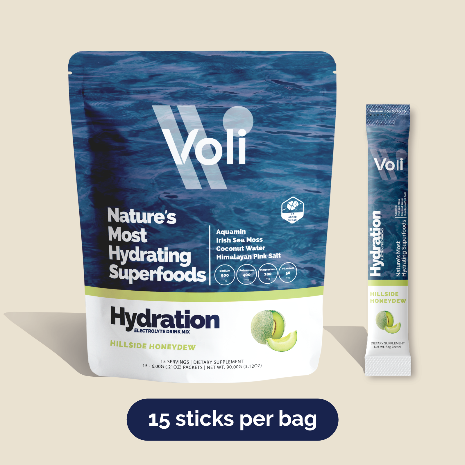 Voli Hydration - Hillside Honeydew