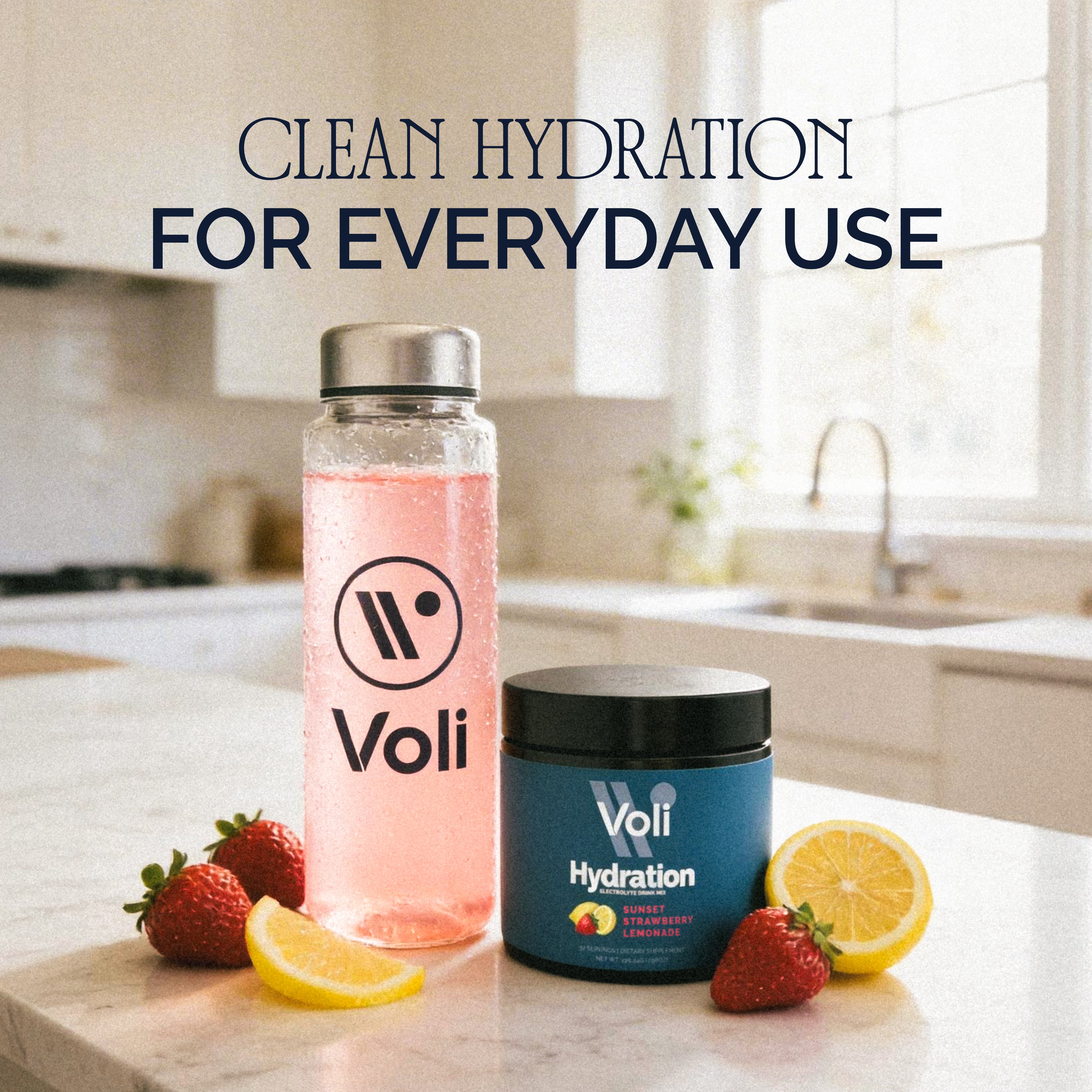 Voli Hydration - Strawberry Lemonade Bulk Tub (32 Servings)