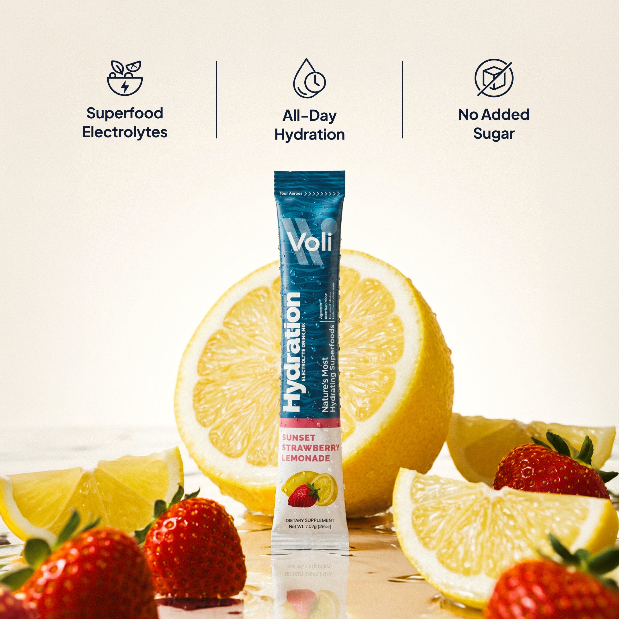 Voli Hydration- Sunset Strawberry Lemonade 30ct Carton