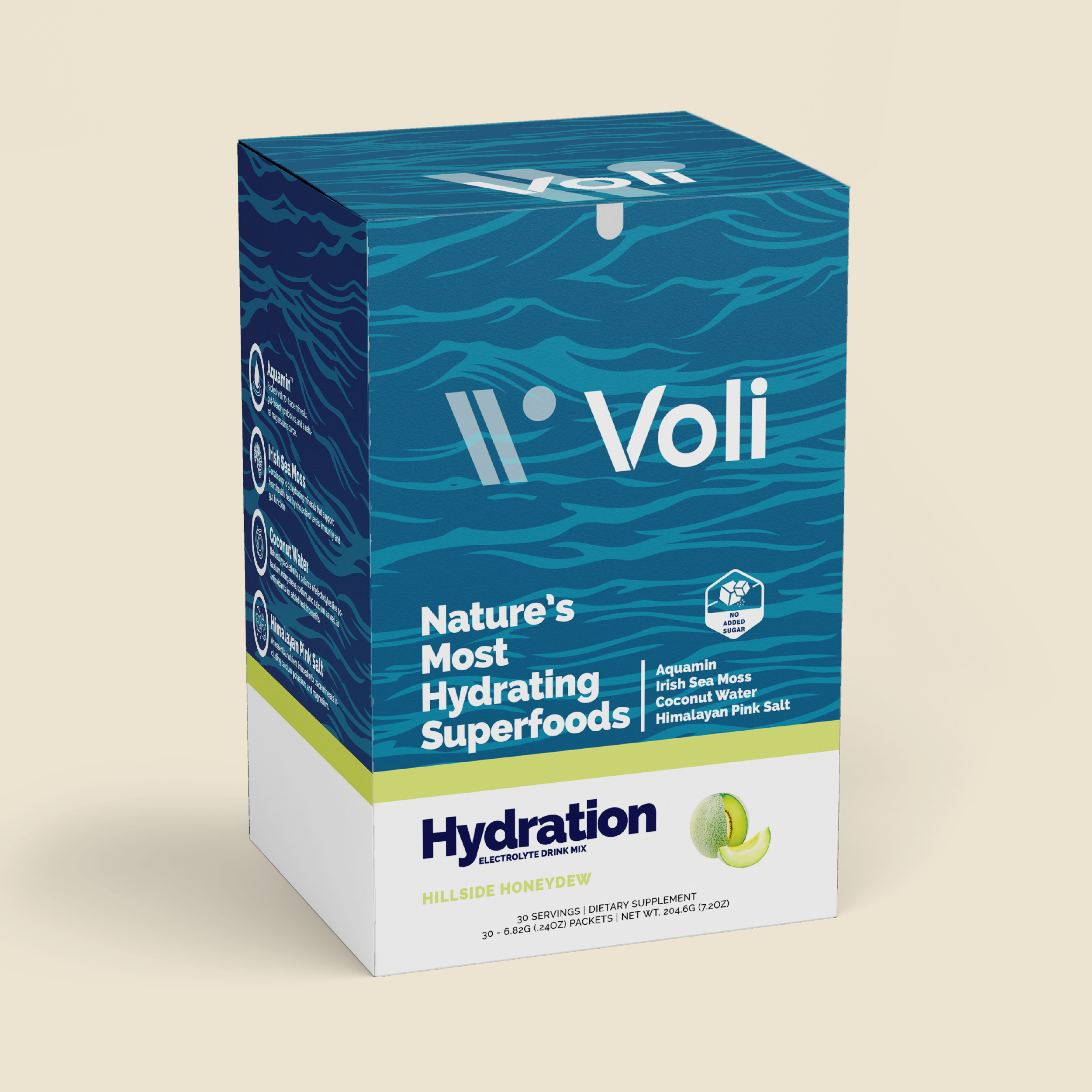 Voli Hydration- Hillside Honeydew 30ct Carton