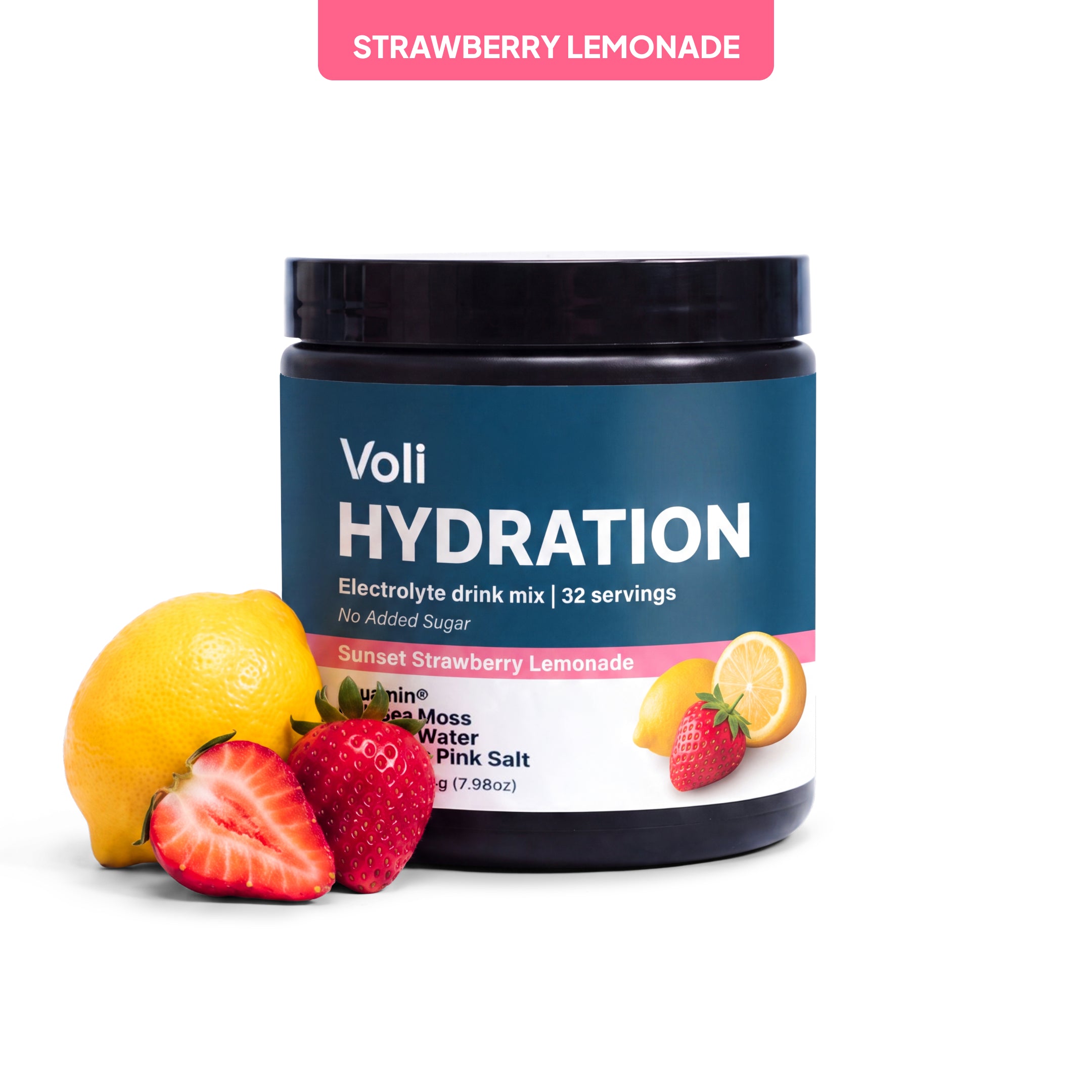 Voli Hydration - Strawberry Lemonade Bulk Tub (32 Servings)