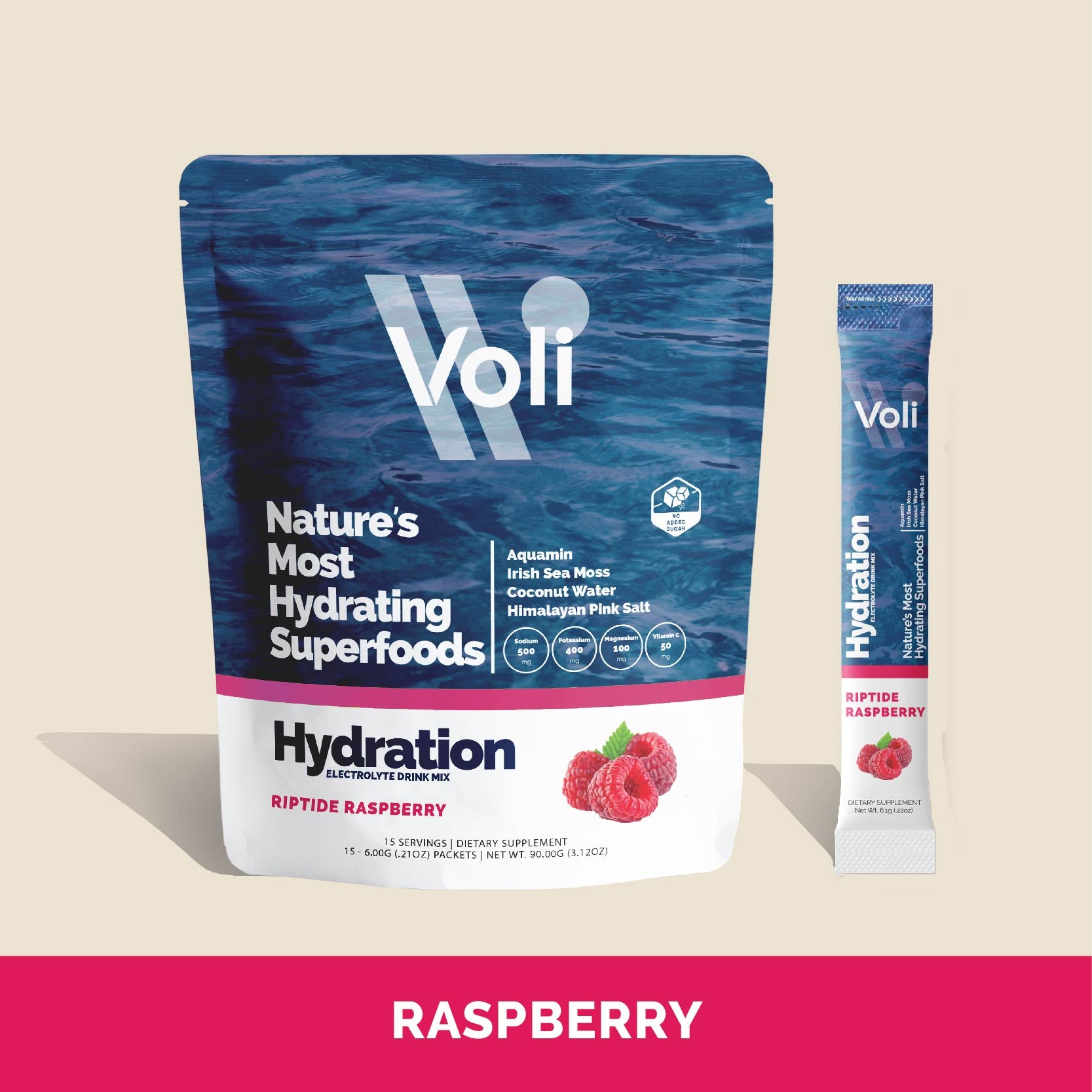 Voli Hydration - Riptide Raspberry